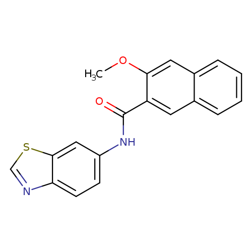 N-(1,3-benzothiazol-6-yl)-3-methoxynaphthalene-2-carboxamide