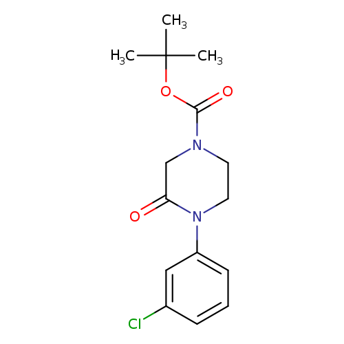 tert-Butyl 4-(3-chlorophenyl)-3-oxopiperazine-1-carboxylate