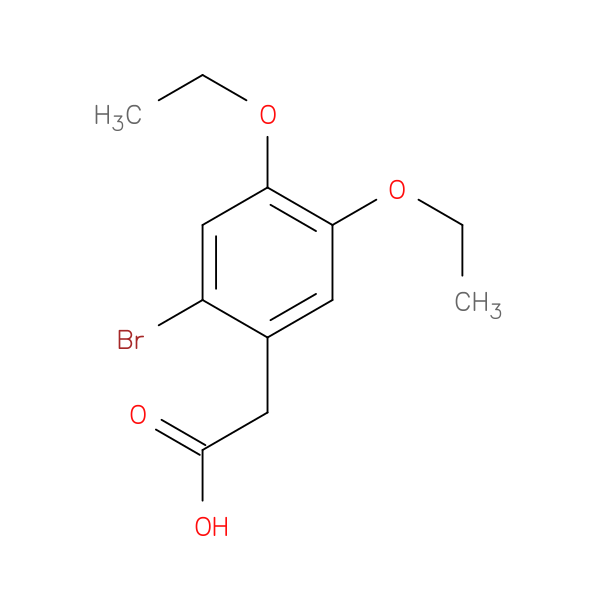 (2-Bromo-4,5-diethoxyphenyl)acetic acid