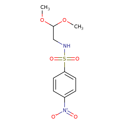 N-(2,2-dimethoxyethyl)-4-nitrobenzene-1-sulfonamide