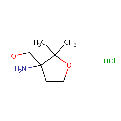 (3-amino-2,2-dimethyloxolan-3-yl)methanol hydrochloride