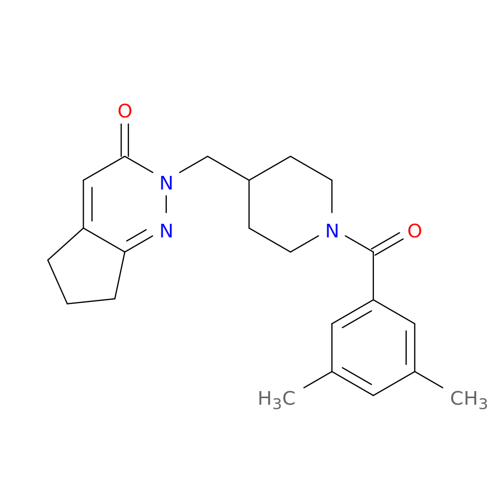 2-{[1-(3,5-dimethylbenzoyl)piperidin-4-yl]methyl}-2H,3H,5H,6H,7H-cyclopenta[c]pyridazin-3-one