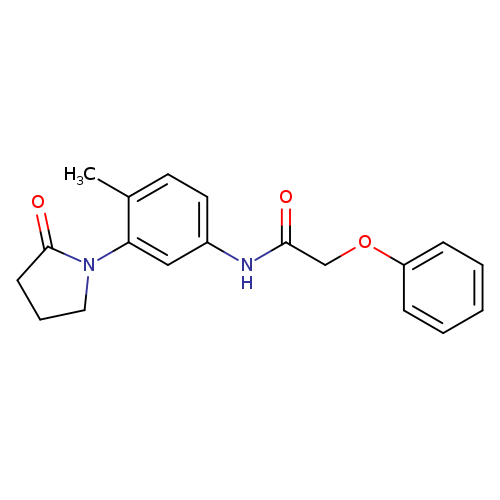 N-[4-methyl-3-(2-oxopyrrolidin-1-yl)phenyl]-2-phenoxyacetamide