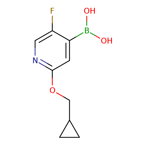 2-(Cyclopropylmethoxy)-5-fluoropyridine-4-boronic acid