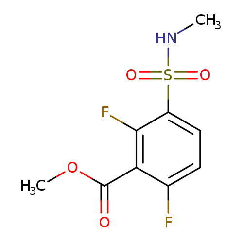 methyl 2,6-difluoro-3-(methylsulfamoyl)benzoate