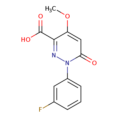 1-(3-Fluorophenyl)-4-methoxy-6-oxo-1,6-dihydropyridazine-3-carboxylic acid