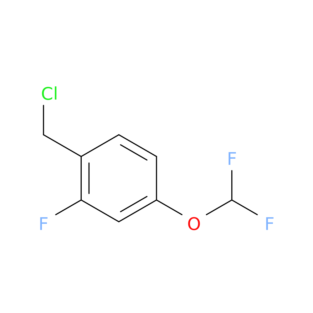 1-(chloromethyl)-4-(difluoromethoxy)-2-fluorobenzene
