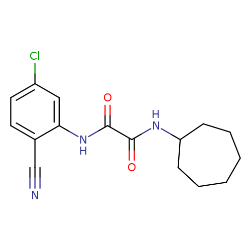 N-(5-chloro-2-cyanophenyl)-N'-cycloheptylethanediamide