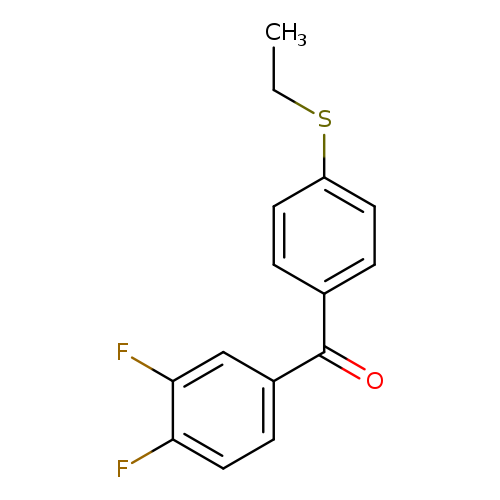 3,4-Difluoro-4'-(ethylthio)benzophenone