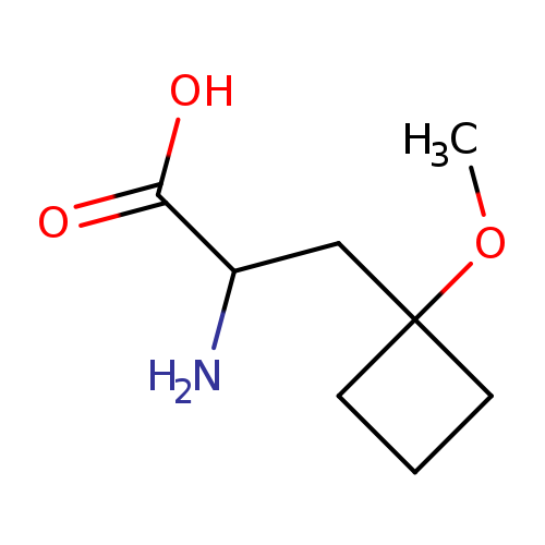 2-amino-3-(1-methoxycyclobutyl)propanoic acid