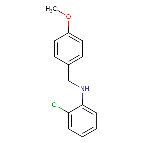 2-chloro-N-[(4-methoxyphenyl)methyl]aniline