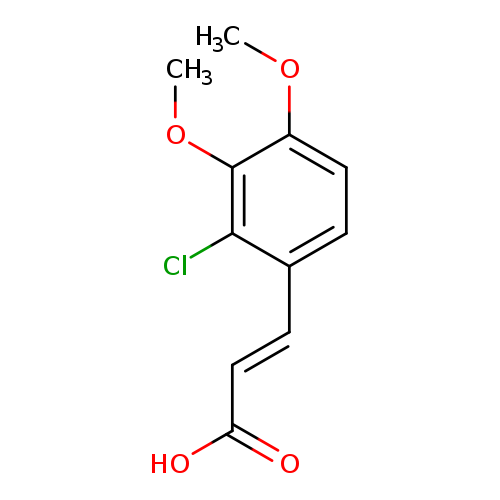 3-(2-Chloro-3,4-dimethoxyphenyl)acrylic acid
