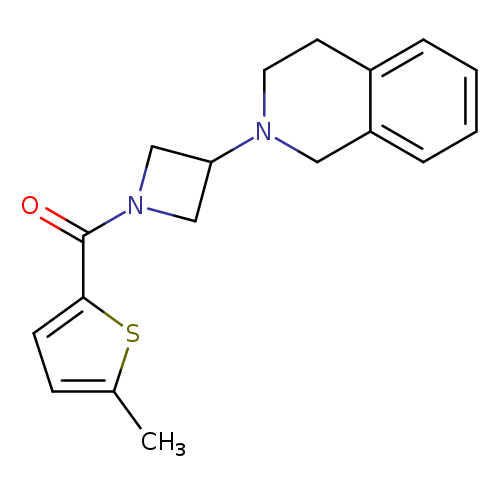 2-[1-(5-methylthiophene-2-carbonyl)azetidin-3-yl]-1,2,3,4-tetrahydroisoquinoline