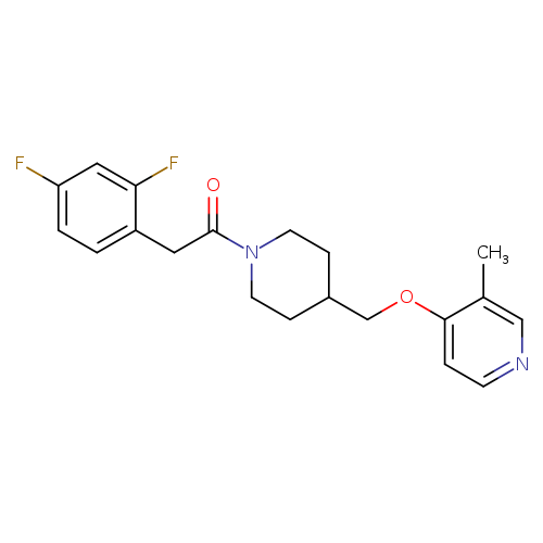 2-(2,4-difluorophenyl)-1-(4-{[(3-methylpyridin-4-yl)oxy]methyl}piperidin-1-yl)ethan-1-one