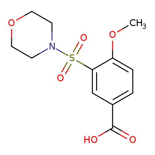 4-methoxy-3-(morpholine-4-sulfonyl)benzoic acid