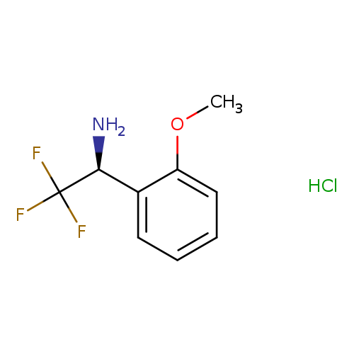 Benzenemethanamine, 2-methoxy-α-(trifluoromethyl)-, hydrochloride (1:1), (αS)-