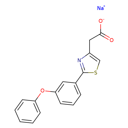 sodium 2-[2-(3-phenoxyphenyl)-1,3-thiazol-4-yl]acetate