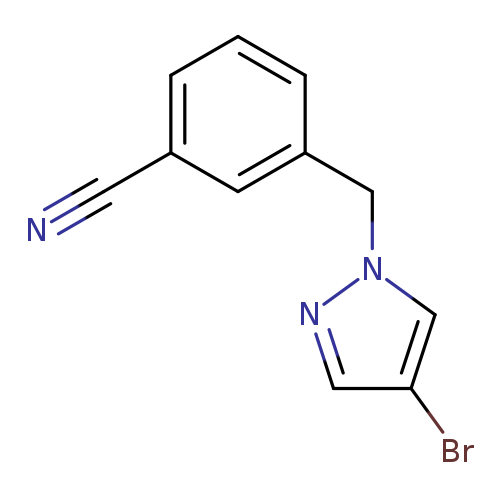 3-((4-Bromo-1H-pyrazol-1-yl)methyl)benzonitrile