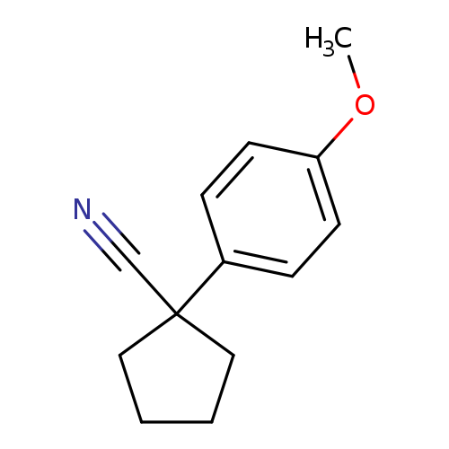 1-(4-Methoxyphenyl)cyclopentanecarbonitrile