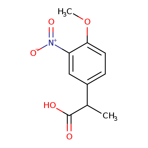 2-(4-methoxy-3-nitrophenyl)propanoicacid