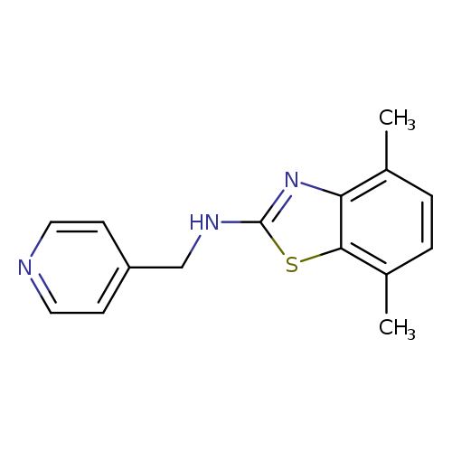 4,7-Dimethyl-n-(pyridin-4-ylmethyl)-1,3-benzothiazol-2-amine