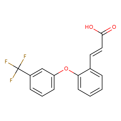 3-(2-[3-(Trifluoromethyl)phenoxy]phenyl)acrylic acid