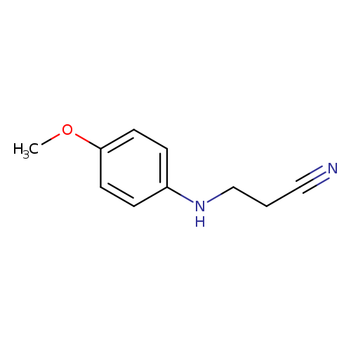 3-((4-Methoxyphenyl)amino)propanenitrile