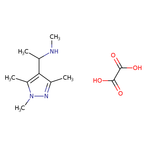 N-Methyl-1-(1,3,5-trimethyl-1H-pyrazol-4-yl)ethanamine oxalate