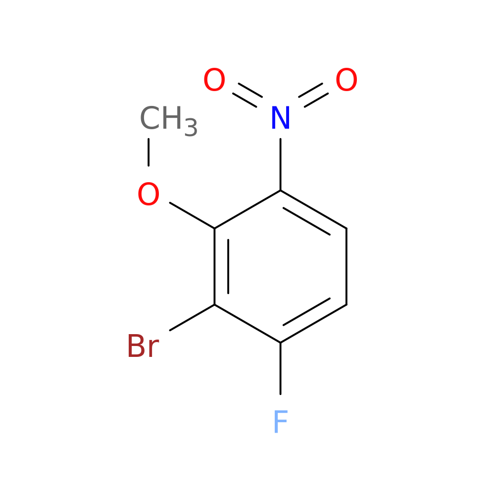 2-Bromo-1-fluoro-3-methoxy-4-nitrobenzene