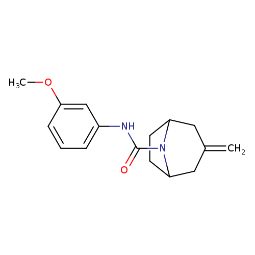N-(3-methoxyphenyl)-3-methylidene-8-azabicyclo[3.2.1]octane-8-carboxamide