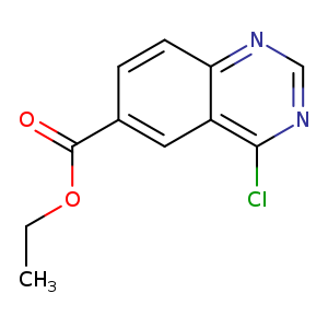 6-Quinazolinecarboxylic acid, 4-chloro-, ethyl ester