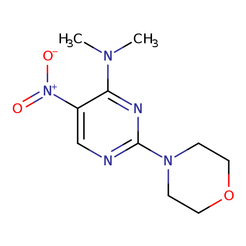 N,N-dimethyl-2-(morpholin-4-yl)-5-nitropyrimidin-4-amine