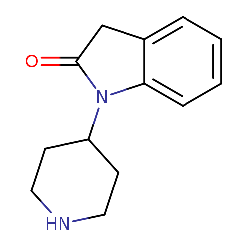2H-Indol-2-one, 1,3-dihydro-1-(4-piperidinyl)-