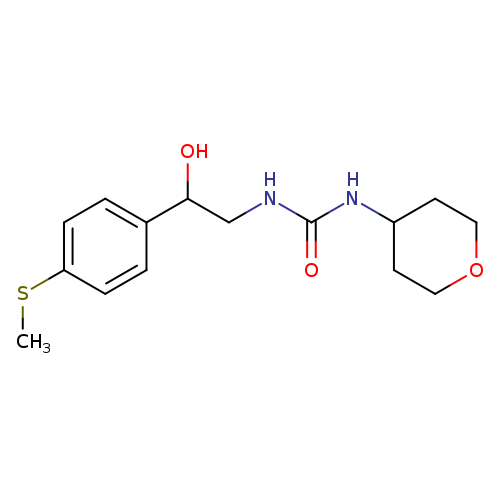 3-{2-hydroxy-2-[4-(methylsulfanyl)phenyl]ethyl}-1-(oxan-4-yl)urea