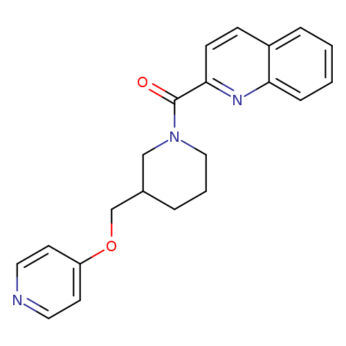 2-{3-[(pyridin-4-yloxy)methyl]piperidine-1-carbonyl}quinoline