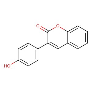 3-(4-hydroxyphenyl)-2H-chromen-2-one