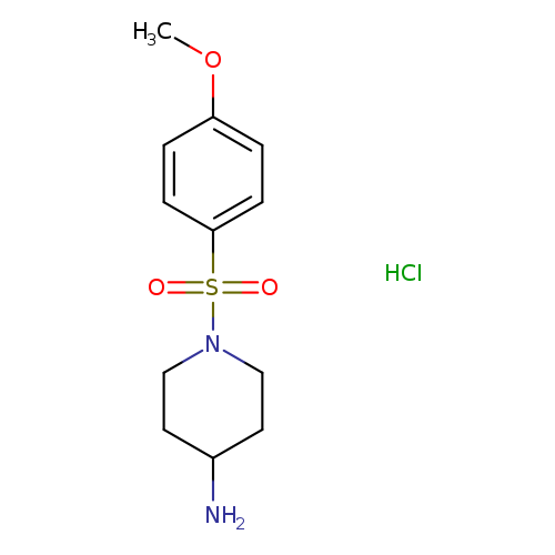 1-[(4-Methoxyphenyl)sulfonyl]piperidin-4-amine