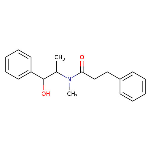 Benzenepropanamide,N-[(1R,2R)-2-hydroxy-1-methyl-2-phenylethyl]-N-methyl-, rel-