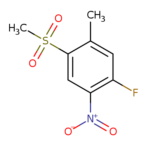 1-Fluoro-5-methyl-4-(methylsulfonyl)-2-nitrobenzene