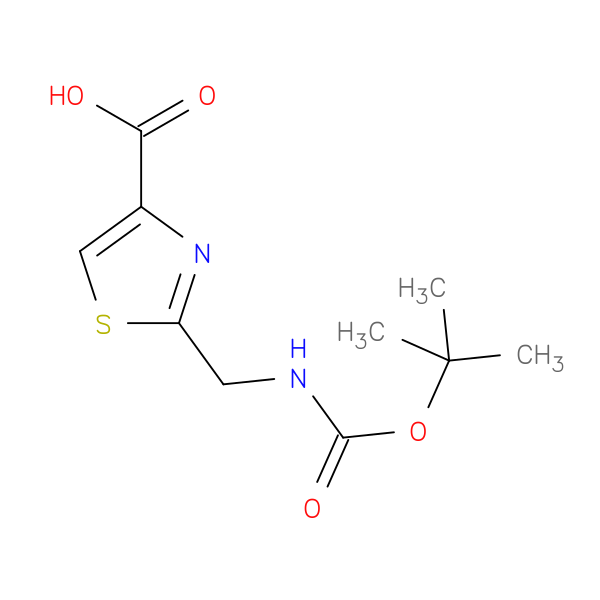 2-[[(tert-butoxycarbonyl)amino]methyl]thiazole-4-carboxylic acid