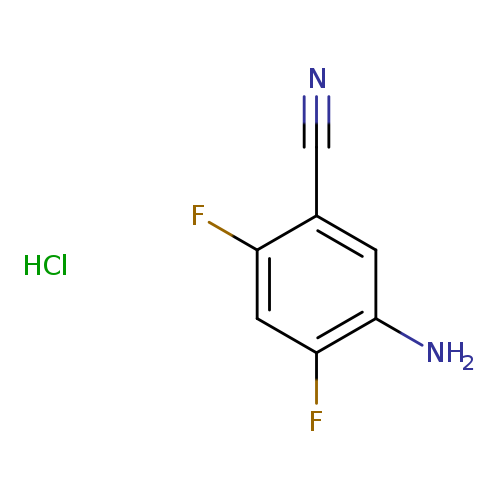 5-amino-2,4-difluorobenzonitrile hydrochloride