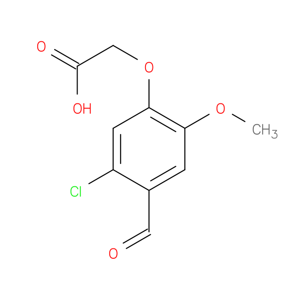 2-(5-Chloro-4-formyl-2-methoxyphenoxy)acetic acid