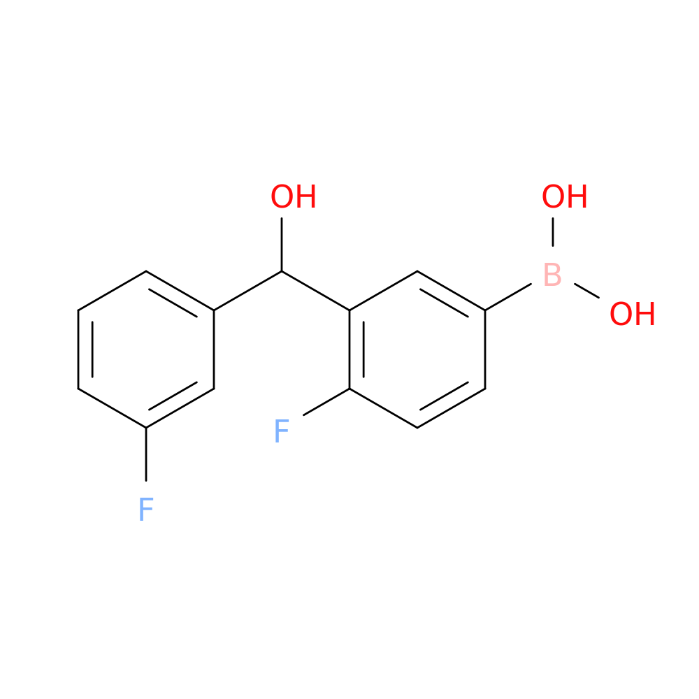 4-Fluoro-3-[(3-fluorophenyl)(hydroxy)methyl]phenylboronic acid