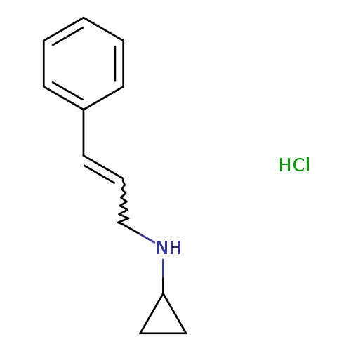 N-[(2E)-3-phenyl-2-propen-1-yl]cyclopropanamine hydrochloride