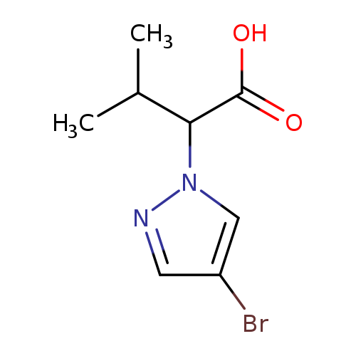 2-(4-bromo-1H-pyrazol-1-yl)-3-methylbutanoic acid