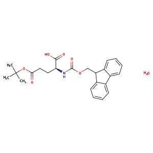 L-Glutamic acid, N-[(9H-fluoren-9-ylmethoxy)carbonyl]-, 5-(1,1-dimethylethyl) ester, hydrate (1:1)