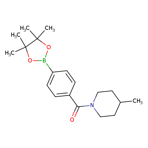(4-Methylpiperidin-1-yl)(4-(4,4,5,5-tetraMethyl-1,3,2-dioxaborolan-2-yl)phenyl)Methanone