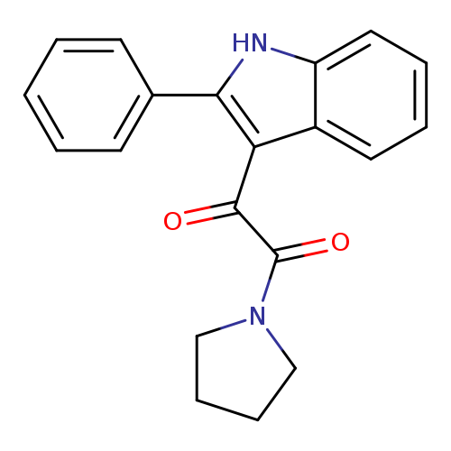1-(2-phenyl-1H-indol-3-yl)-2-(pyrrolidin-1-yl)ethane-1,2-dione
