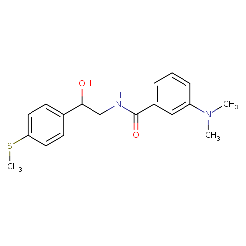 3-(dimethylamino)-N-{2-hydroxy-2-[4-(methylsulfanyl)phenyl]ethyl}benzamide