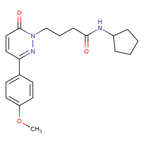 N-cyclopentyl-4-[3-(4-methoxyphenyl)-6-oxo-1,6-dihydropyridazin-1-yl]butanamide